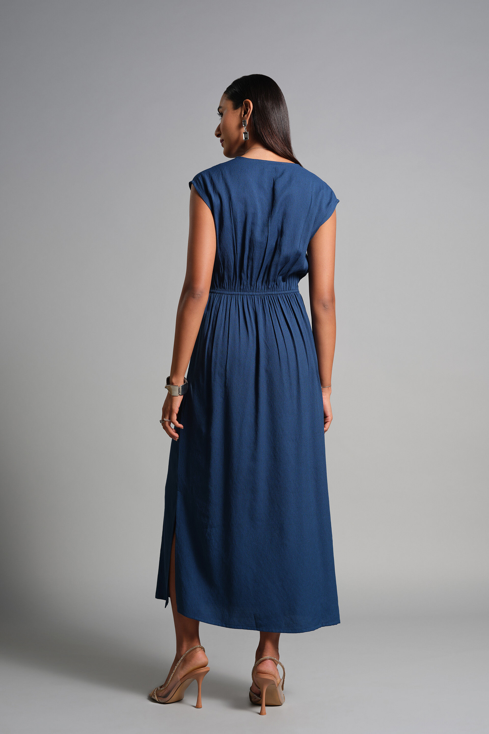 Fleeting Teal Dress, Teal, image 4